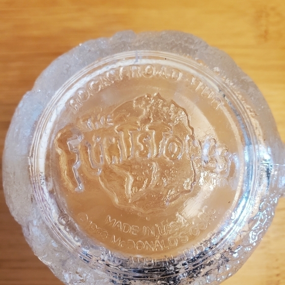 Set of 2 Flintstones McDonald's Rocky Road 3D Coffee Mugs Glass RocDonalds 1993 - Picture 12 of 12